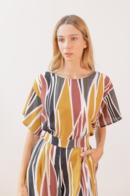 2502283 Blusa Estampado Geométrico