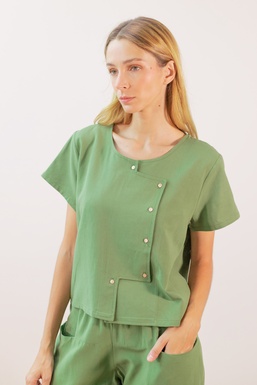 2502292A Blusa Verde