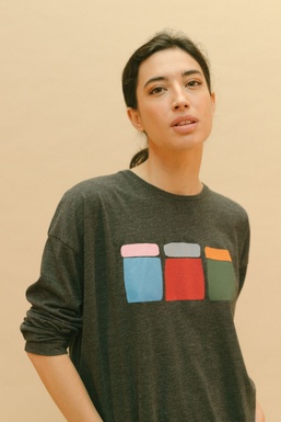 2503101 T-shirt Grey Bottles