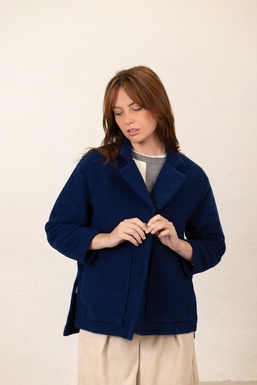 2503122Cap Coat Blue  