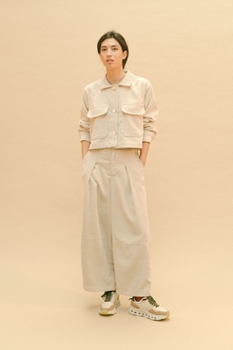 2503123Cap Pant Ecru  