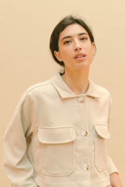 2503124Cap Jacket Ecru  