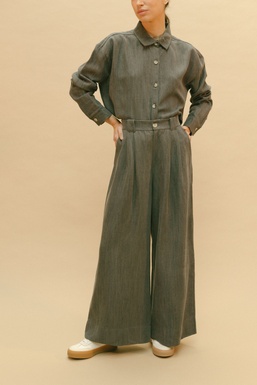 2503130Cap Blouse Grey 