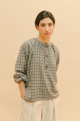 2503267 Blouse Vichy Blue/ Grey