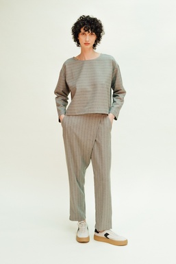 2504115 Pant Grey stripes