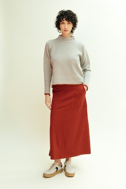 2504118 Skirt Burgundy