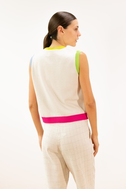 2601378 Chaleco Crudo Colores