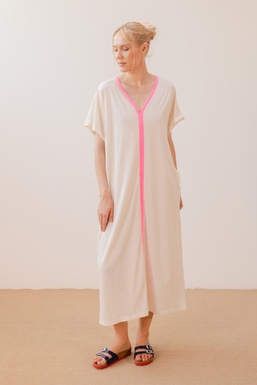 2602108 Vestido Crudo Flúor