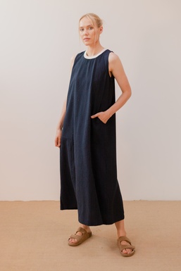 2602129Cap Vestido Azul Marino