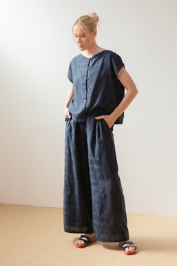 2602257Cap Pantalón Azul Marino
