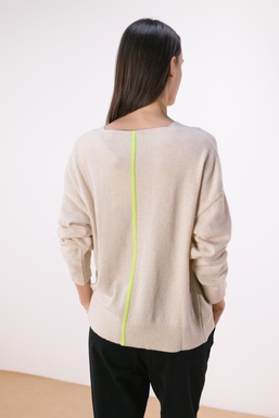 2603385ACap Jersey Crudo Raya Flúor