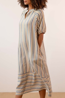 2501117 Vestido Rayitas Colores