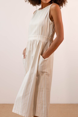 2501269 Vestido Rayas amarillas