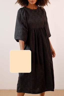 2501124BCap Vestido Crudo