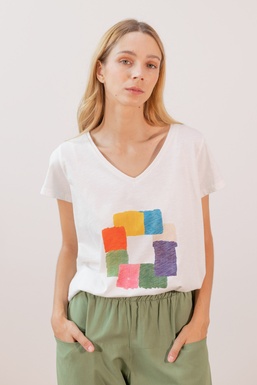 2502103Cap Camiseta Cruda Colores