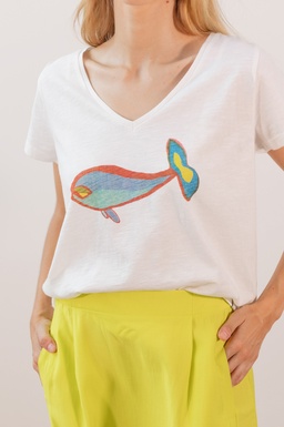 2502115Cap Camiseta Cruda Ballena