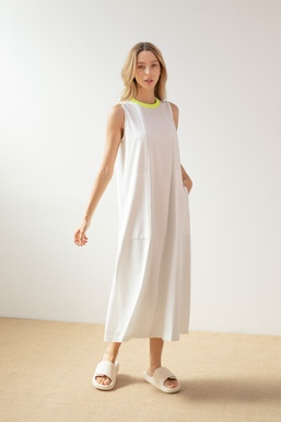 2502120Cap Vestido Crudo flúor